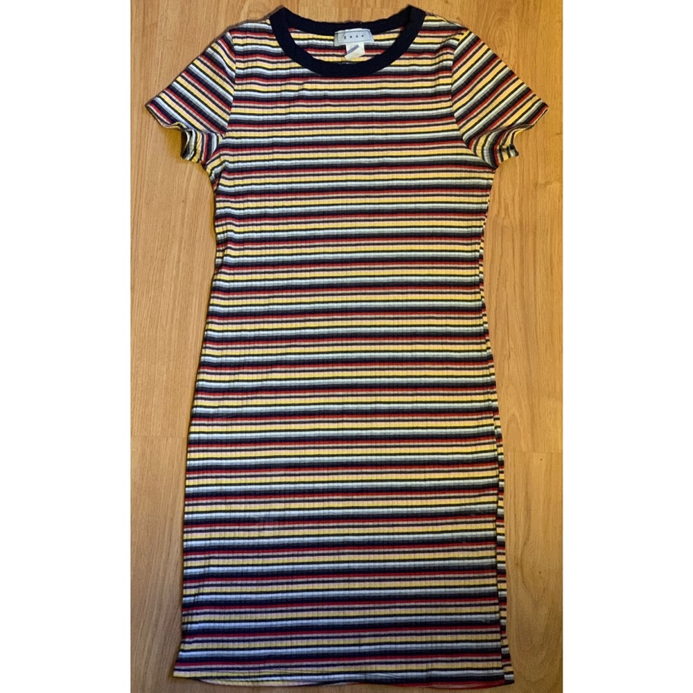 Striped Body Con Dress